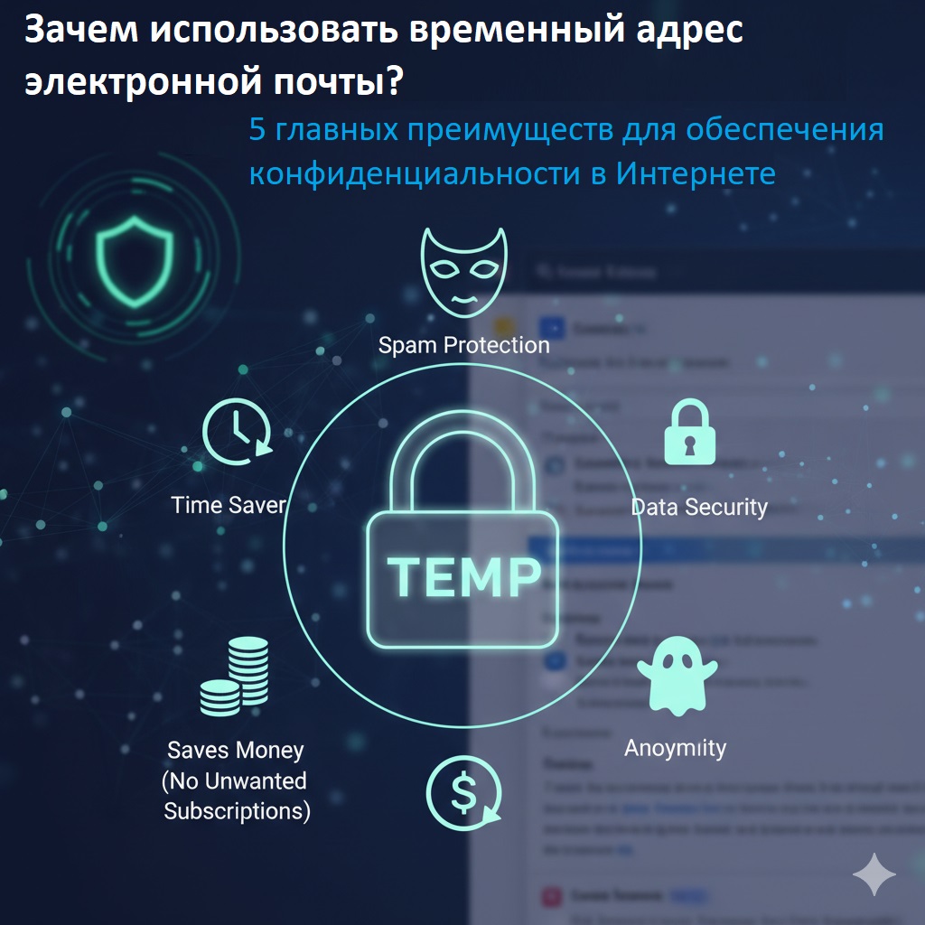 Зачем использовать временный адрес электронной почты? 5 главных преимуществ для обеспечения конфиденциальности в Интернете